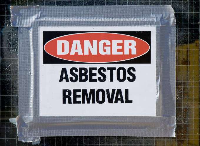 Danger Sign Asbestos Removal