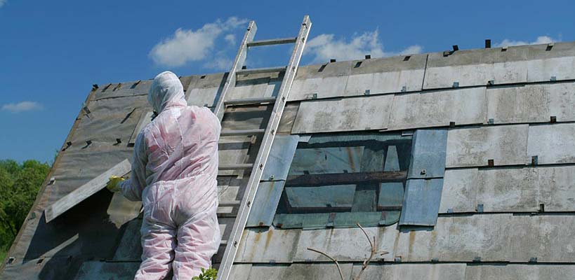 Why is asbestos dangerous during demolition work?